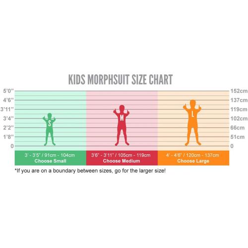  Morphsuits Zalgo Kids Monster Urban Legend Costume - Medium 36-311 / 8-10 Years (105cm - 119cm)