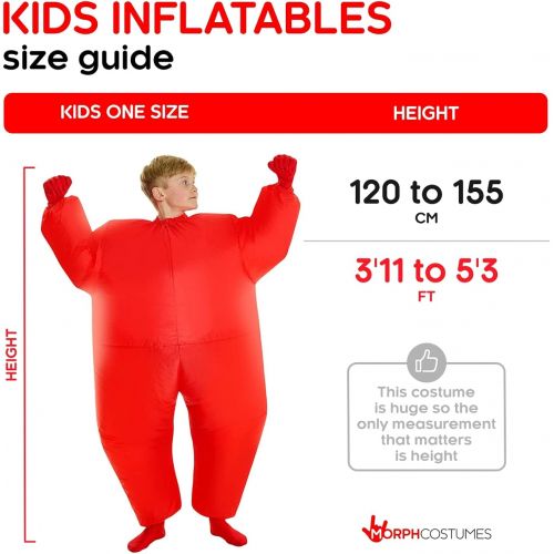  Morph Inflatable Adult & Childrens MegaMorph Fat Suit Costumes - One Size