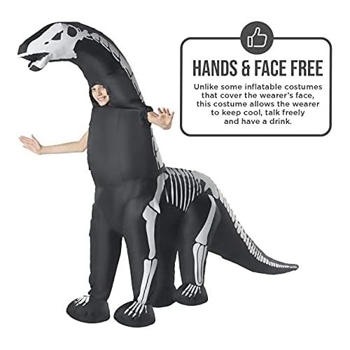  Morphsuits Giant and Kids Skeleton Diplodocus Inflatable Kids Costume