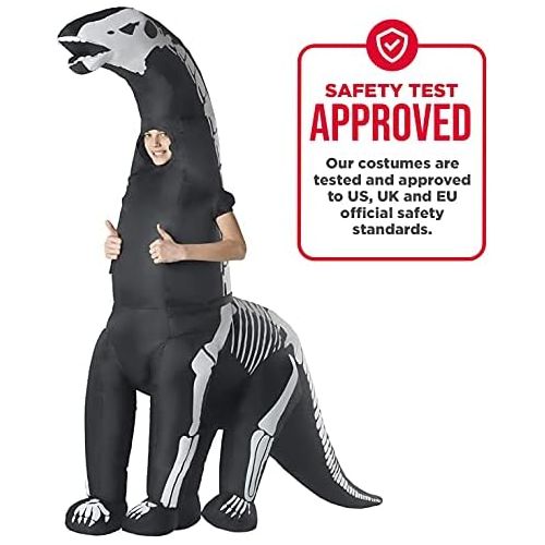  Morphsuits Giant and Kids Skeleton Diplodocus Inflatable Kids Costume