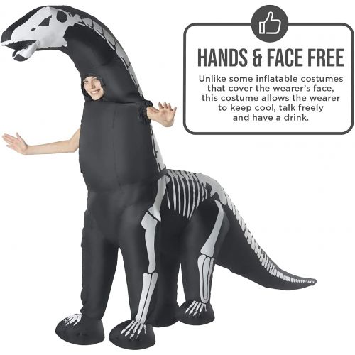  Morphsuits Giant and Kids Skeleton Diplodocus Inflatable Kids Costume