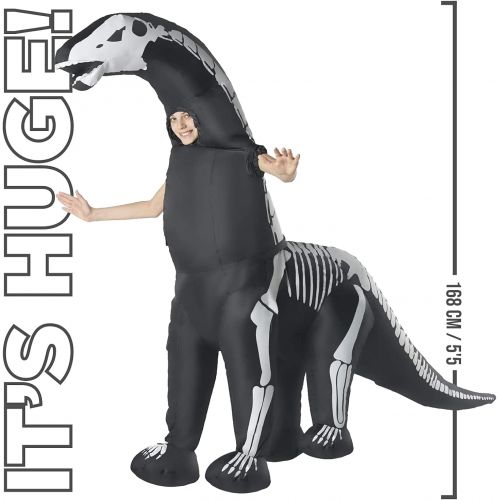  Morphsuits Giant and Kids Skeleton Diplodocus Inflatable Kids Costume