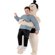 할로윈 용품Morphsuits Morph Costumes - Sumo Wrestler Kids Inflatable Costume - Great Illusion Fancy Dress Outfit One size fits most Children upto 5ft