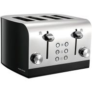 Morphy Richards Equip 4 Scheiben Toaster 241000 Edelstahl/Schwarz