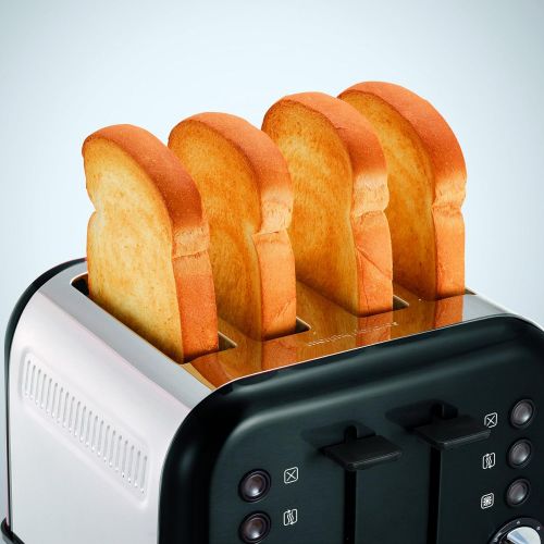  Morphy Richards Akzente 4 Scheiben Toaster in Schwarz