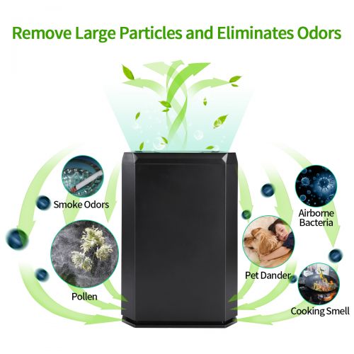  Morpilot Air Purifier for Home with HEPA Filter, Air Cleaner with 3 Stage Filtration System