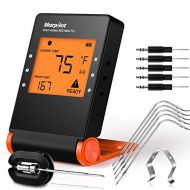Morpilot Wireless BBQ Thermometer,Bluetooth Digital Meat Thermometer for Grilling Smart with 6 Stainless Steel Probes APP Remoted Monitor for Cooking Smoker Kitchen Oven
