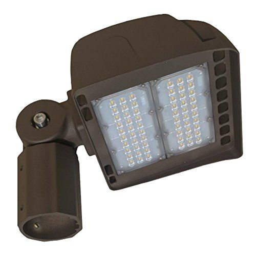  Morris Products Morris 71149A LED ECO-Flood Light with 2-38 Slip fitter 150W 17993 lm 347-480V 5000K Bronze