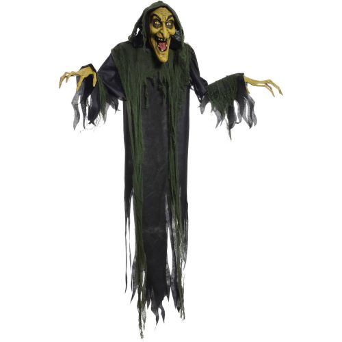  Morris Costumes Hanging Witch 72 Animated Halloween Decoration