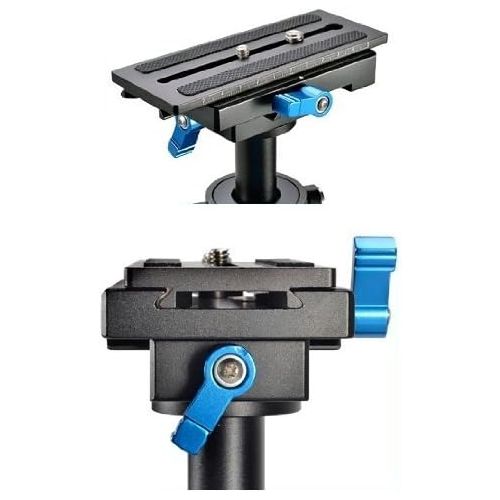  Morros Carbon Fiber Camera Video Stabilizer with min length 38cm and max length 60cm with quick release for DSLR and Video Cameras