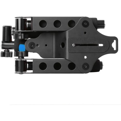  Morros Double C Shape Support Shoulder Cage For 14 Screw 15mm rod with Top Handle DSLR Rig Rail System for Camcorder Such As Canon 550D 500D 600D 1100D 60D 50D 40D 5D 5DII 5DIII N