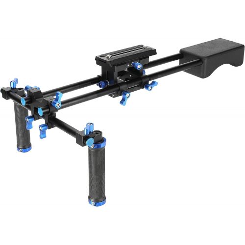  Morros Pro C Shape Support Cage + Top Handle For 15mm Rod Rail Support System DSLR Rig