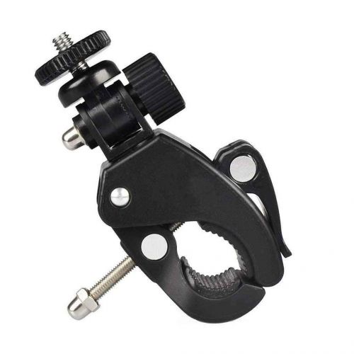  Morza Schwarz Fahrrad handbar Clips Klemmen Ersatz fuer GoPro HERO1 / 02.03 Kamera-Motorrad