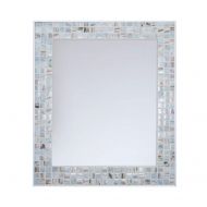 Mosaic Art Gallery Ivory Beauty Mosaic Mirror (20 x 24)