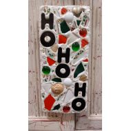 MosaicAddressSigns Christmas Ho Ho Ho Plaque