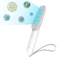 UV Light Sanitizer Wand, Mosalogic Portable UV-C Sanitizing Wand Disinfecting Handheld Steri Lamp for Home Office Travel- White