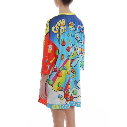  Moschino Crazy Fruit jersey over dress