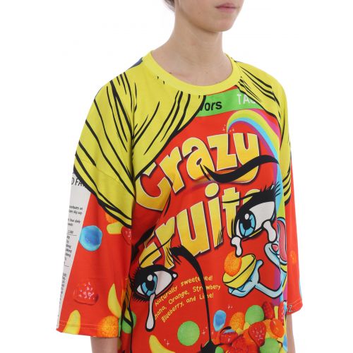  Moschino Crazy Fruit jersey over dress