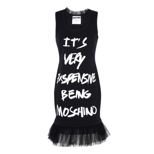  Moschino Tulle flounces cotton dress