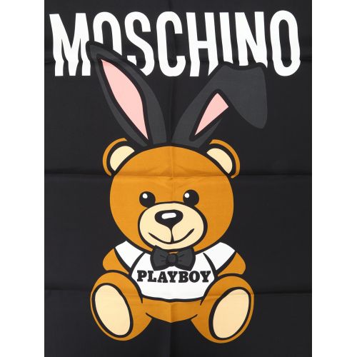  Moschino Ready to Bear silk scarf