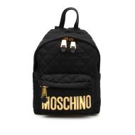 Moschino Logo lettering quilted backpack