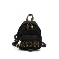 Moschino Studded logo lettering backpack