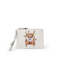 Not A Moschino Toy white pouch
