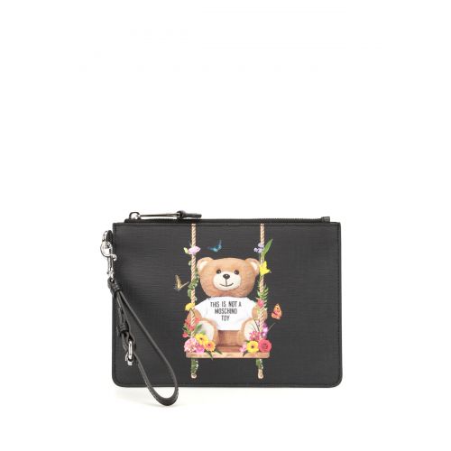  Not A Moschino Toy black pouch