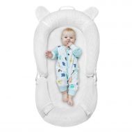 [아마존 핫딜]  [아마존핫딜]Mosebears Baby Lounger, Newborn Lounger Portable Super Soft and Breathable Baby Nest Bassinet Machine Washable Co Sleeping for baby 0-2 Years