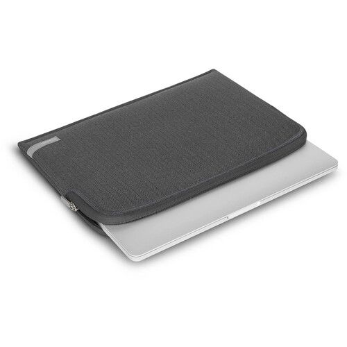  Moshi Pluma Laptop Sleeve (Herringbone Gray)