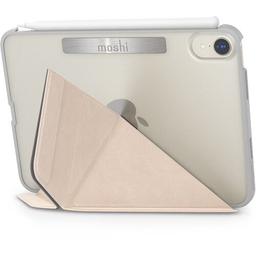  Moshi VersaCover Case with Folding Cover for iPad mini (6th Gen, Savanna Beige)