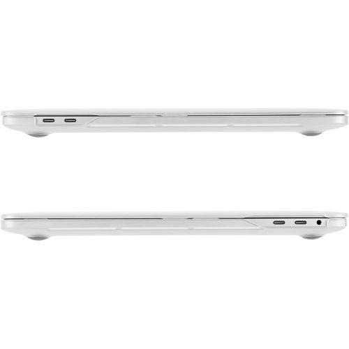  Moshi 99MO071908 iGlaze Hard Case for 2018 New MacBook Pro 15 with Thunderbolt 3USB-C and Touch Bar - Stealth Clear