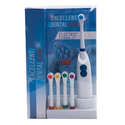  Mositto Adults Children Electric Toothbrush Rechargeable 4 Replacement Heads Orthodontic Cleaning for...