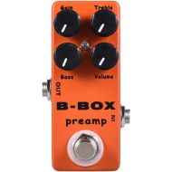 YMUZE Moskyaudio Mini B-Box Preamp Pedal Electric Guitar Effect with Overdrive Function