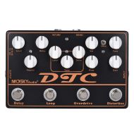 Moskyaudio DTC Multieffects Processor Multi-functional Pedal with Distortion Overdrive Loop Delay Effects in 1 Unit