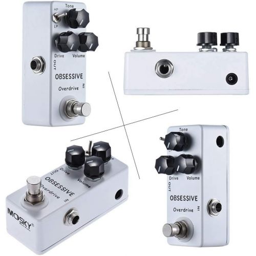  Moskyaudio Mosky Mini Obsessive Overdrive Effect Pedal with True Bypass Switch