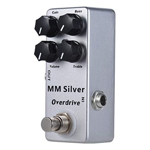  Moskyaudio Mosky Mini MM Silver Overdrive Electric Guitar Effect Pedal