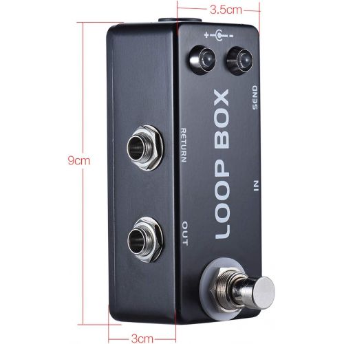  Moskyaudio Mosky Mini Loop Box Guitar Mini Effect Pedal with Channel Selection True Bypass