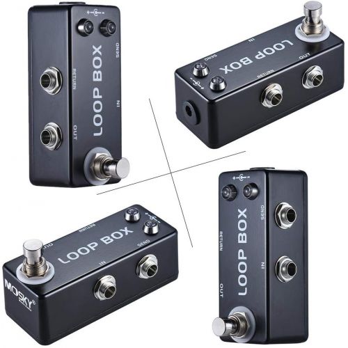  Moskyaudio Mosky Mini Loop Box Guitar Mini Effect Pedal with Channel Selection True Bypass