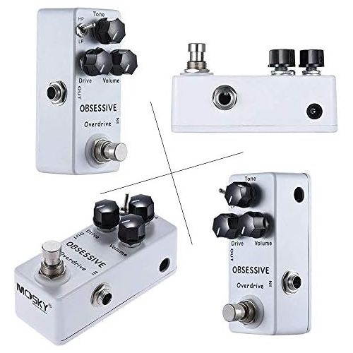  Moskyaudio Mosky Mini Obsessive Overdrive Effect Pedal with True Bypass Switch