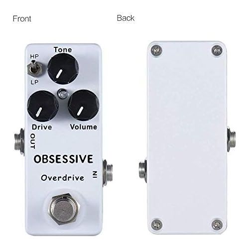  Moskyaudio Mosky Mini Obsessive Overdrive Effect Pedal with True Bypass Switch