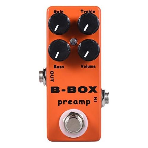  Moskyaudio Mosky Mini B-Box Preamp Pedal Electric Guitar Effect with Overdrive Function