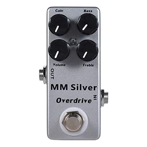  Moskyaudio Mosky Mini MM Silver Overdrive Electric Guitar Effect Pedal