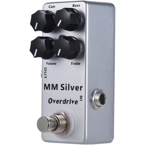  Moskyaudio Mosky Mini MM Silver Overdrive Electric Guitar Effect Pedal