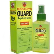 [아마존베스트]Mosquito Guard Natural Repellent Spray  Made with Plant Based Essential Oils: Citronella, Geraniol, Lemongrass - 4oz Bottle, Deet Free