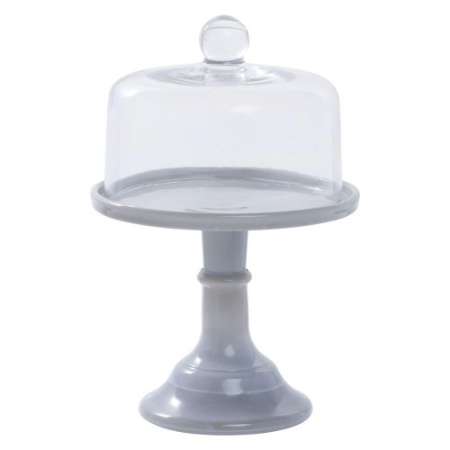  Mosser Glass Clear Dome Cake Cover - 6Dia x 5H