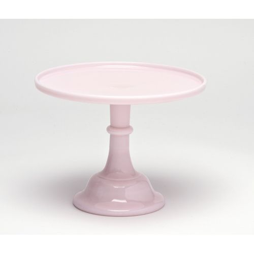  Crown Tuscan Pink 12 Glass Cake Stand - Made in the USA By Mosser Glass