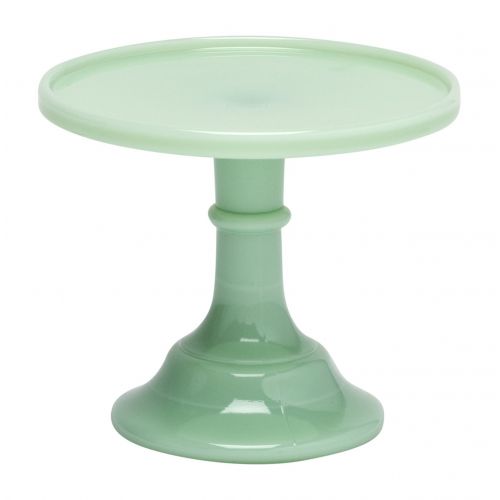  Jadeite 6 Glass Cake Stand - By Mosser Glass