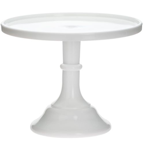  Mosser Glassware Mosser Glass 12 Milk Glass Cake Plate/stand