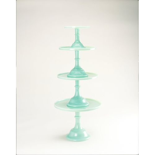  Mosser Glassware Mosser Jadeite Cake Stand 24012J, 10